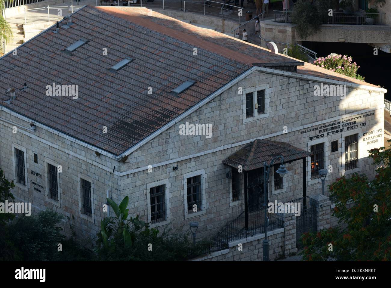 Moreshet Yisrael sinagoga in via Agron a Gerusalemme, Israele. Foto Stock