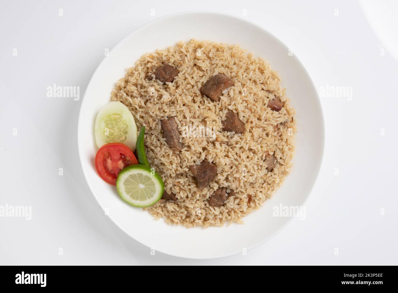 Pollo alla Cinigura Desi, Biriyani, Tehari, Biriyani Tehari indiani, Biriyani Tehari del Bangladesh. Biryani Polao Foto Stock