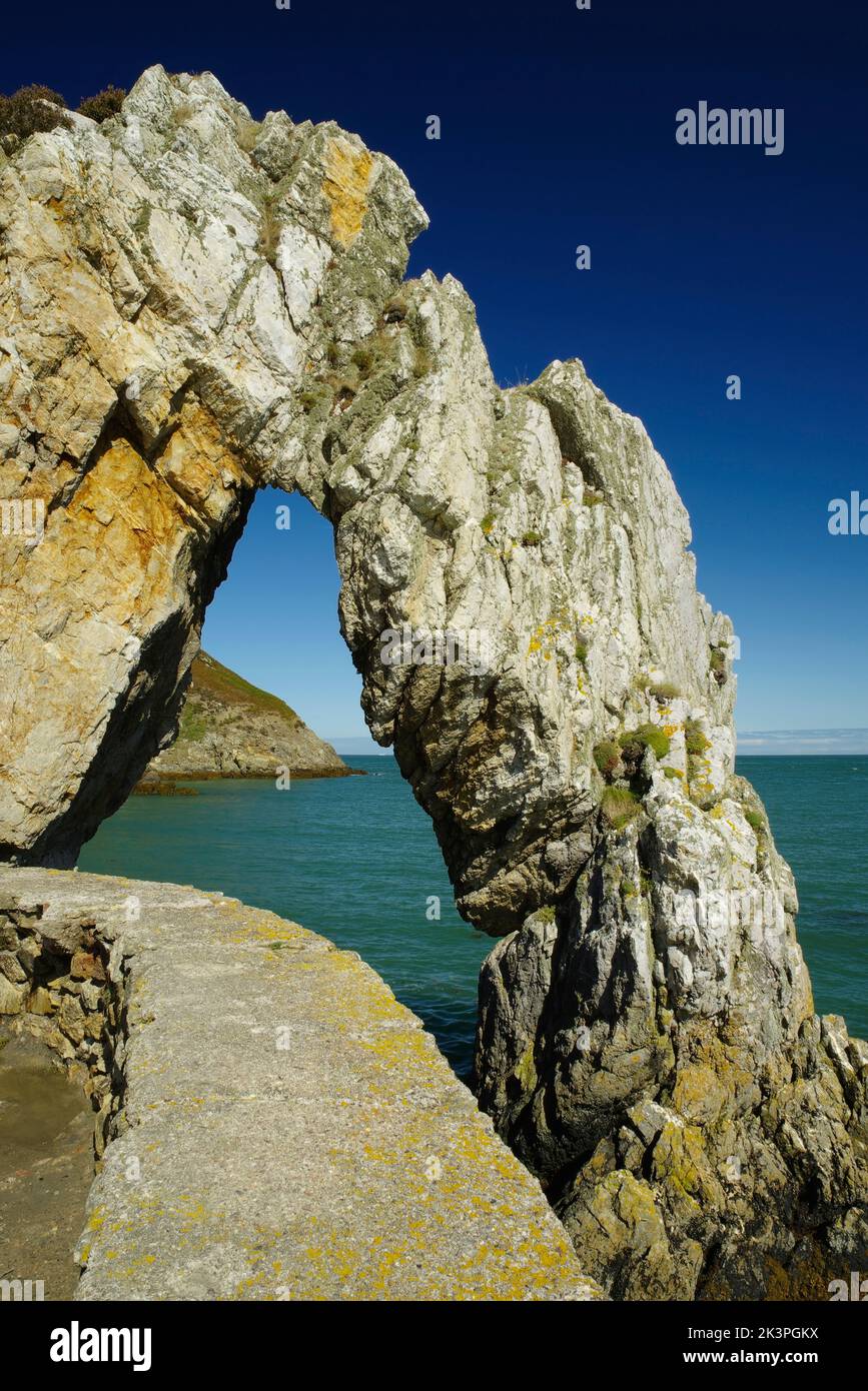 Porth Wen, Disused Brickworks, Anglesey, North Wales Regno Unito. Foto Stock