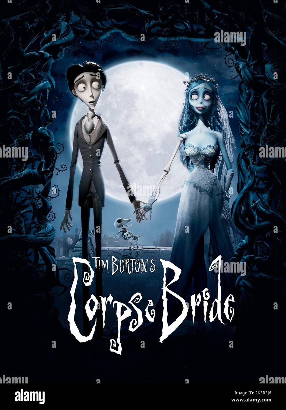 Victor & The Bride Poster Film: Corpse Bride (USA/UK 2005) regista: Tim Burton 07 settembre 2005 **AVVERTENZA** questa fotografia è solo per uso editoriale ed è copyright di WARNER BROS. E/o del fotografo assegnato dalla Film o dalla Production Company e può essere riprodotta solo da pubblicazioni in concomitanza con la promozione del film di cui sopra. È richiesto un credito obbligatorio a WARNER BROS.. Il fotografo deve essere accreditato anche quando è noto. Nessun uso commerciale può essere concesso senza autorizzazione scritta da parte della Film Company. Foto Stock