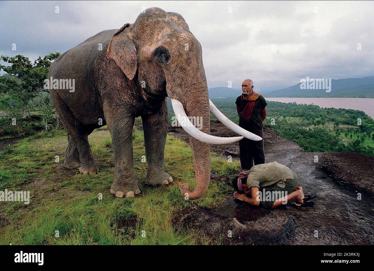 Tony JAA, Sotorn Rungruaeng & Elephant Film: The Protector; Tom Yum Goong; Warrior King (THA/HK/USA 2005) personaggi: Kham, Padre e regista di Kham: Prachya Pinkaew 11 agosto 2005 **AVVERTENZA** questa fotografia è solo per uso editoriale ed è copyright della SOCIETÀ WEINSTEIN e/o del fotografo assegnato dalla Società di Film o produzione e può essere riprodotta solo da pubblicazioni in concomitanza con la promozione del film di cui sopra. È richiesto un credito obbligatorio alla SOCIETÀ WEINSTEIN. Il fotografo deve essere accreditato anche quando è noto. Nessun uso commerciale può essere concesso senza wri Foto Stock