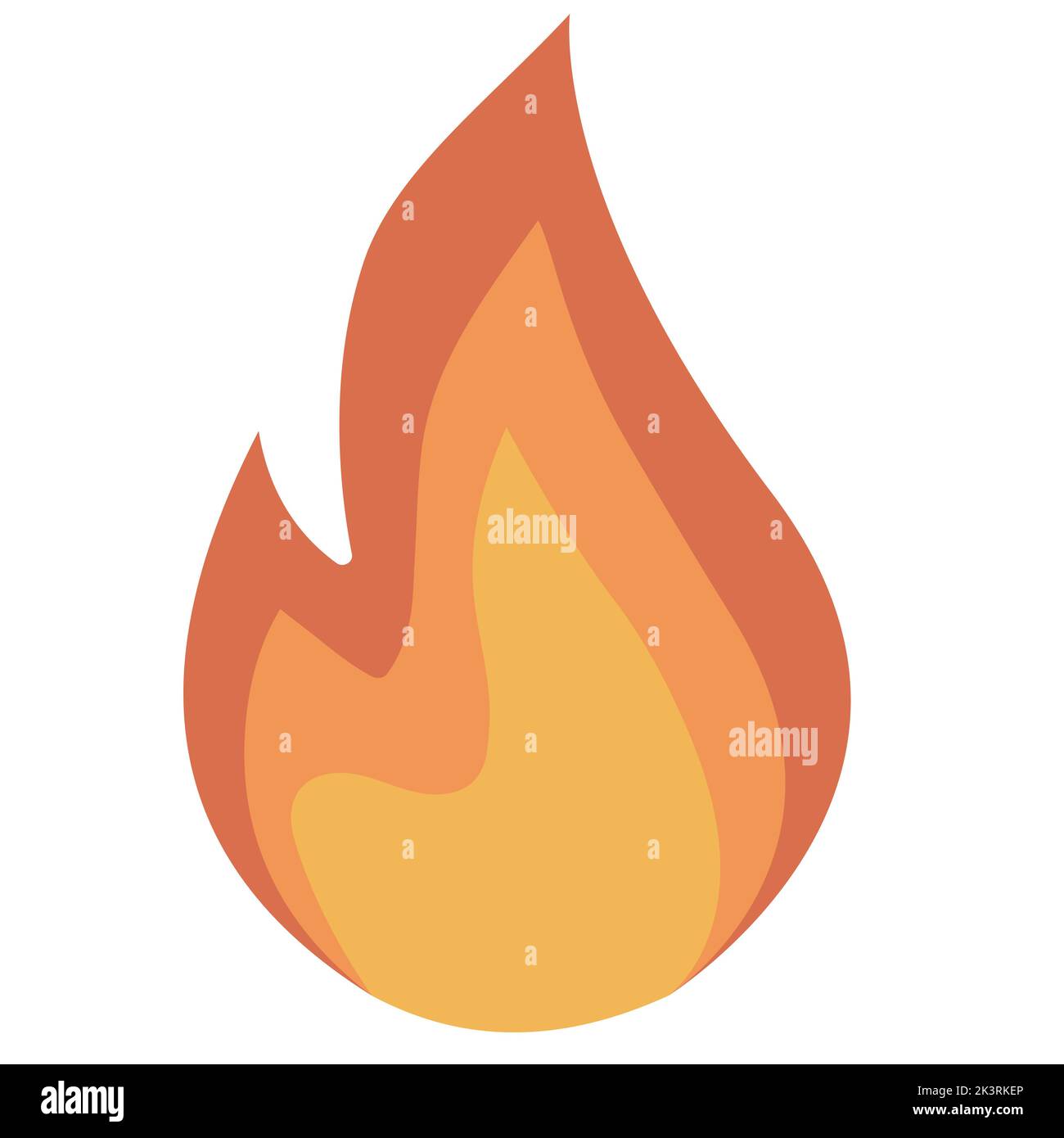 Icona fuoco fiamma, calore caldo bruciare, pericolo simbolo di fuoco selvatico infiammabile Illustrazione Vettoriale