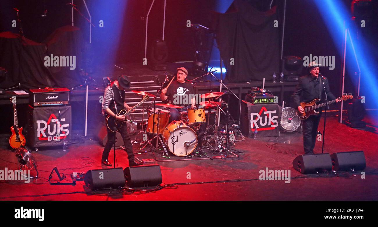 The Ruts, vivo al Manchester Apollo, Inghilterra, Regno Unito 11-02-2022, in tour con The Strangler, Stockport Rd, Manchester M12 6AP Foto Stock