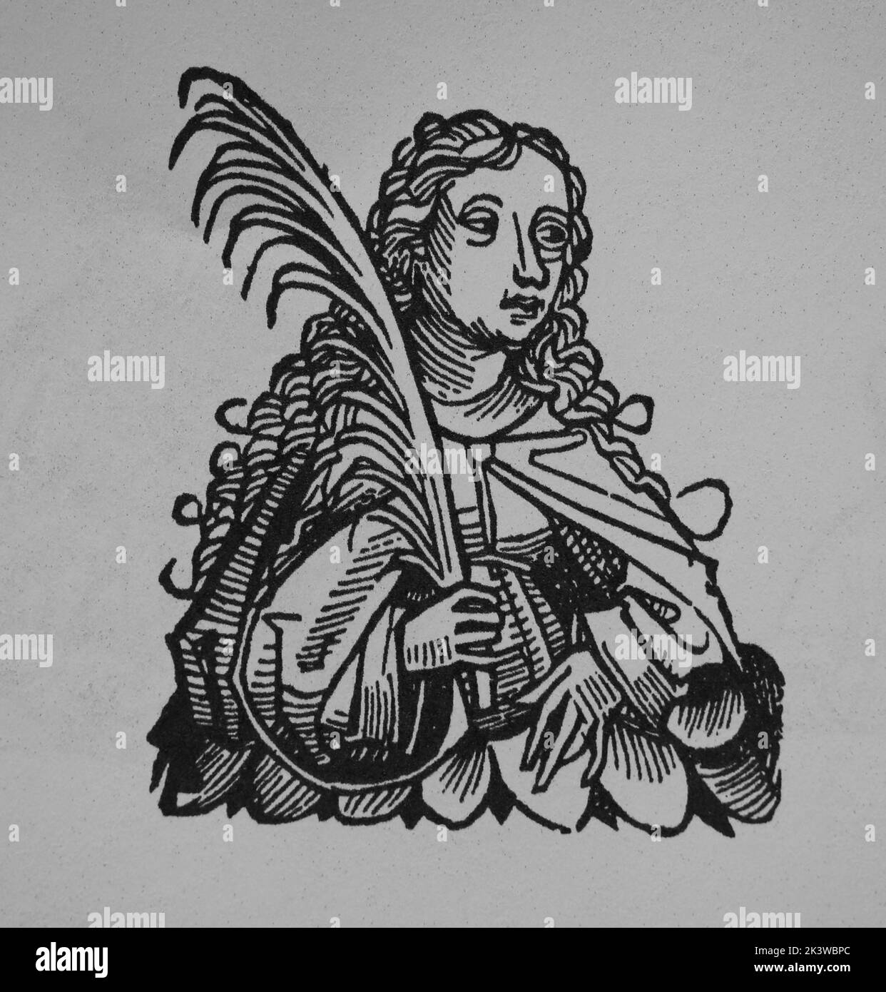 San Petronilla. Santo e martire. Morto: 1st ° secolo o 3rd ° secolo. Il Cronicolo di Norimberga', 15th ° secolo. Foto Stock