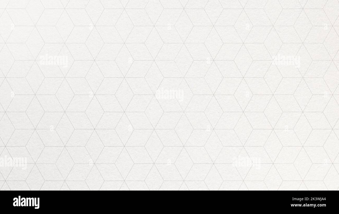 Modello di 3D cubi su uno sfondo di carta testurizzata. Primo piano di una carta decorativa e astratta con spazio di copia. Proiezione isometrica. risoluzione 4k. Foto Stock