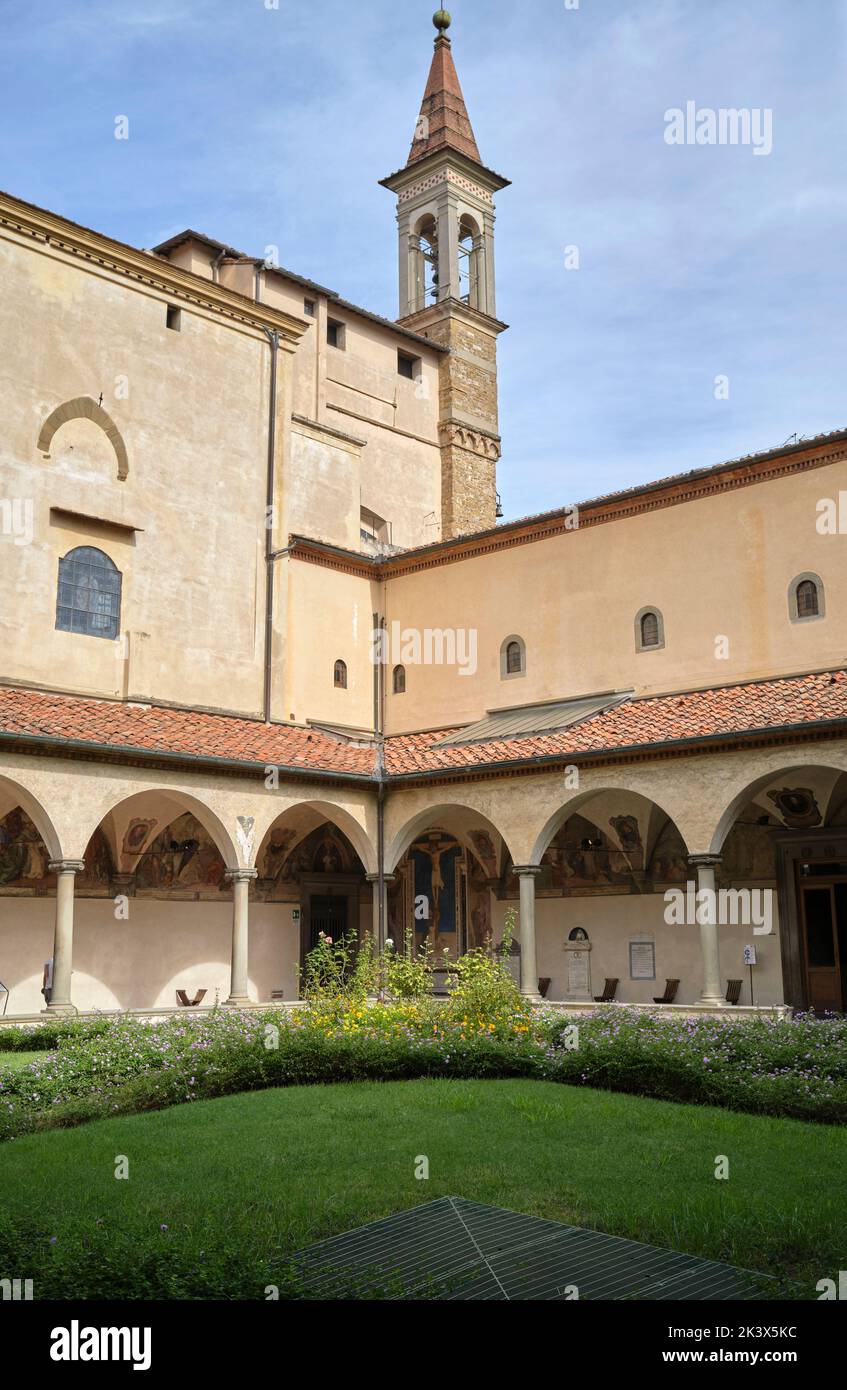 Chiostro al Museo di San Marco Firenze Foto Stock