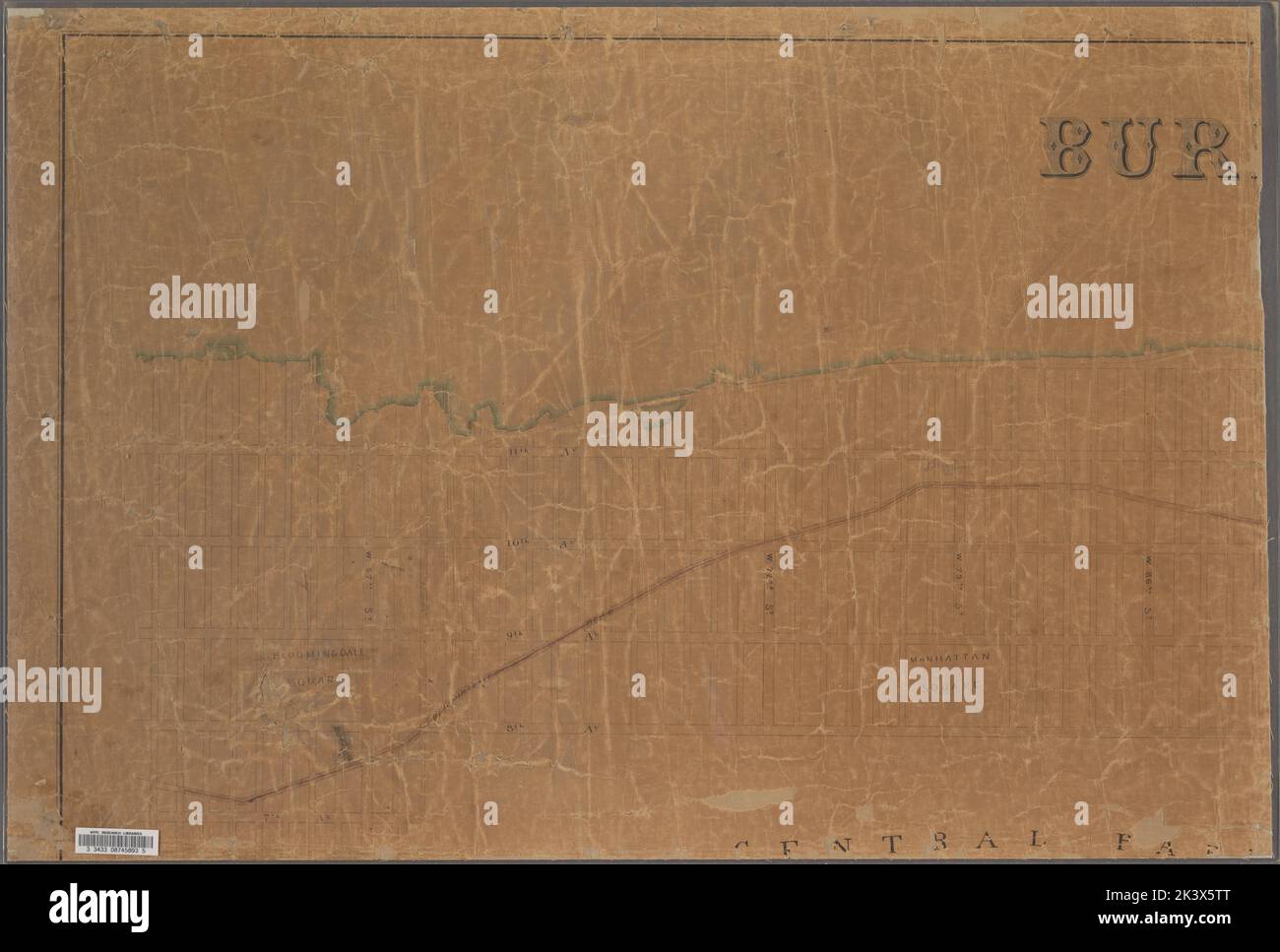 Ufficio delle strade Cartografia. Mappe. 1860. Lionel Pincus e la Principessa Firyal Map Division. New York , New York (state) , New York, Parks , New York (state) , New York, Bridges , New York (state) , New York, New York (N.Y.) , Geografia storica Foto Stock
