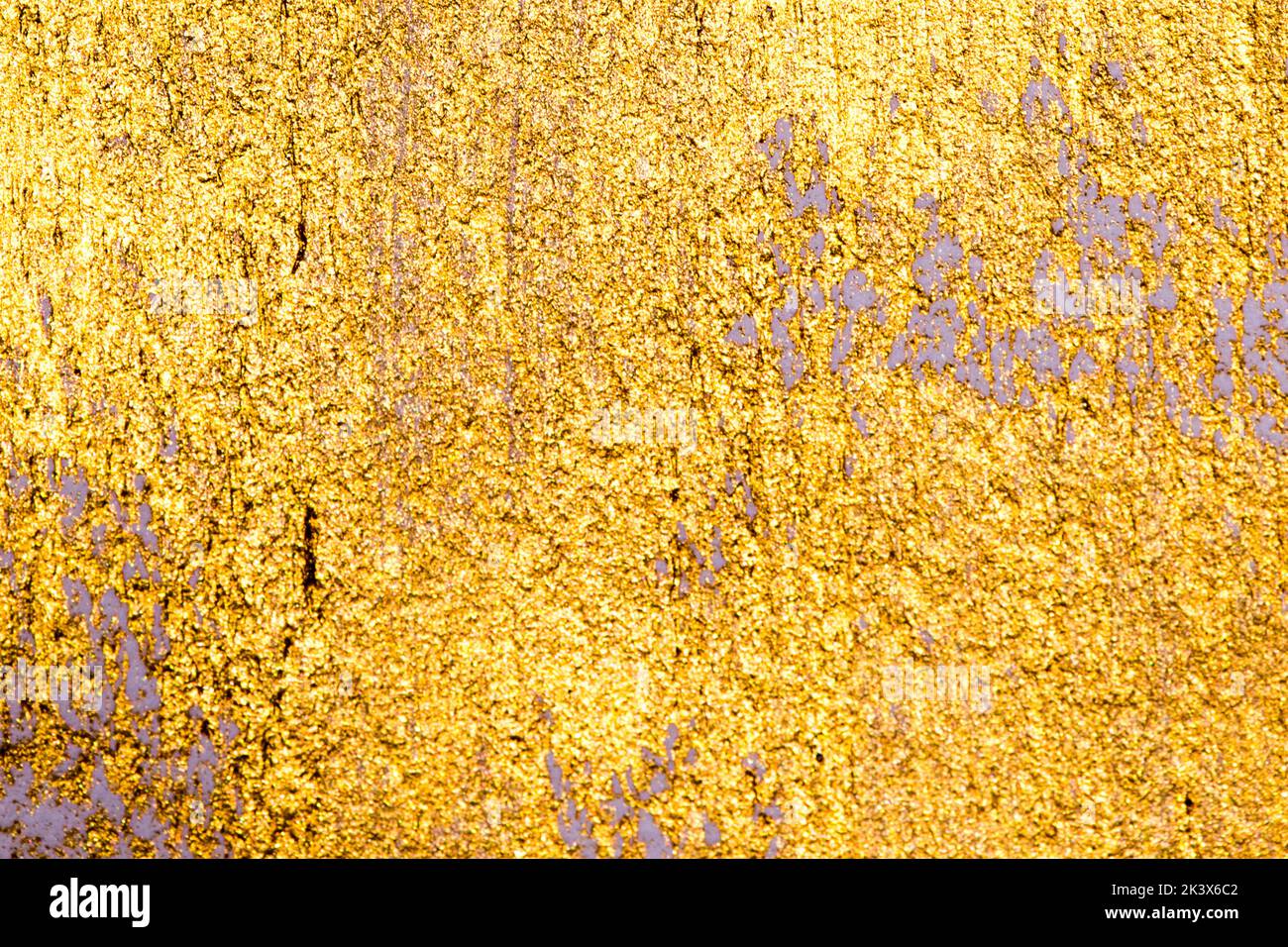 pittura acrilica astratta colorata su tela Foto Stock