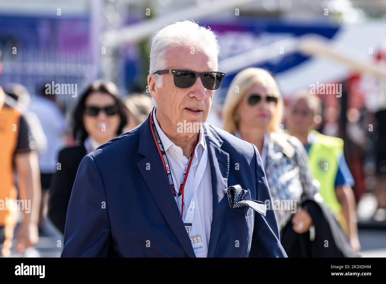 Monza, Italia. , . Piero FERRARI, Parco di Monza, Autodromo, Formula uno, F1, Gran Premio d'Italia, Grosser Preis von Italien, GP d'Italie, Motorsport, Formel1, Campionato Mondiale di Formula 1 2022. Gran Premio d'Italia. - Foto copyright: Cristiano BARNI/ATP immagini Credit: SPP Sport Press Photo. /Alamy Live News Foto Stock