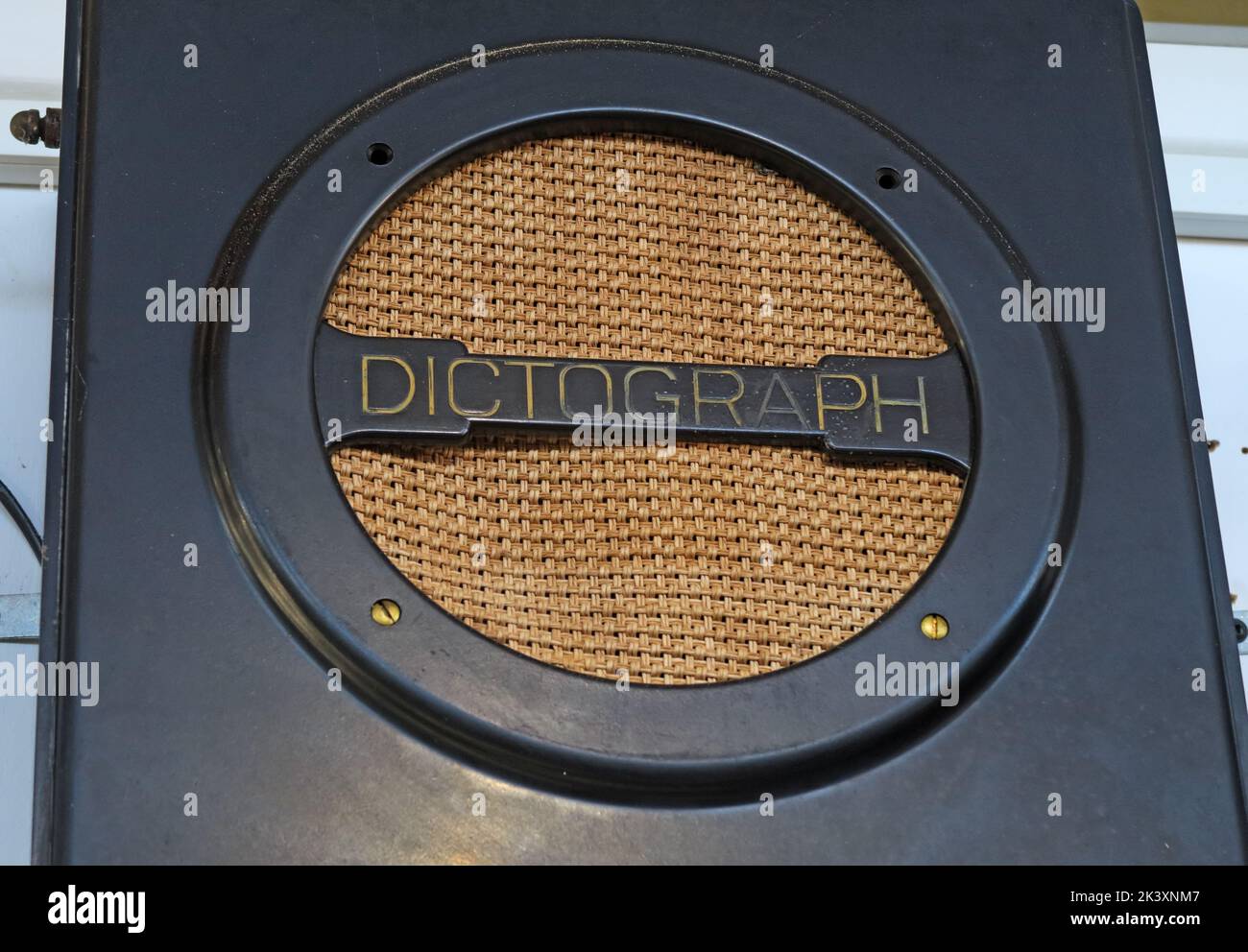 Sistema di altoparlanti Dictograph Army Foto Stock