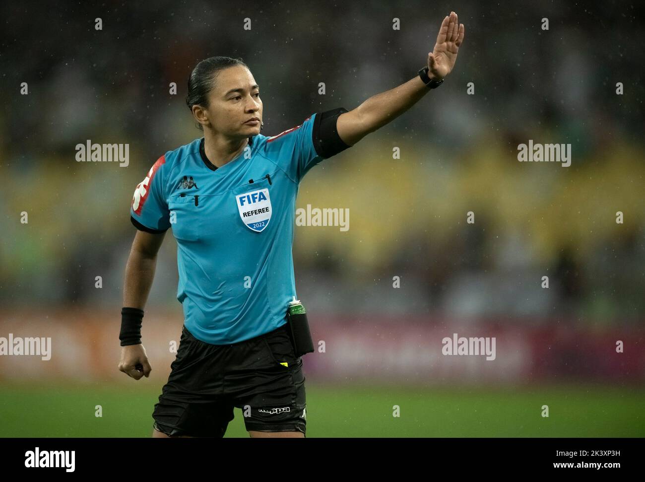 RJ - Rio de Janeiro - 09/28/2022 - BRASILIANO A 2022, FLUMINENSE X YOUTH - Referee Edina Alves Batista durante una partita tra Fluminense e Juventude allo stadio di Maracana per il campionato brasiliano A 2022. Foto: Jorge Rodrigues/AGIF/Sipa USA Foto Stock