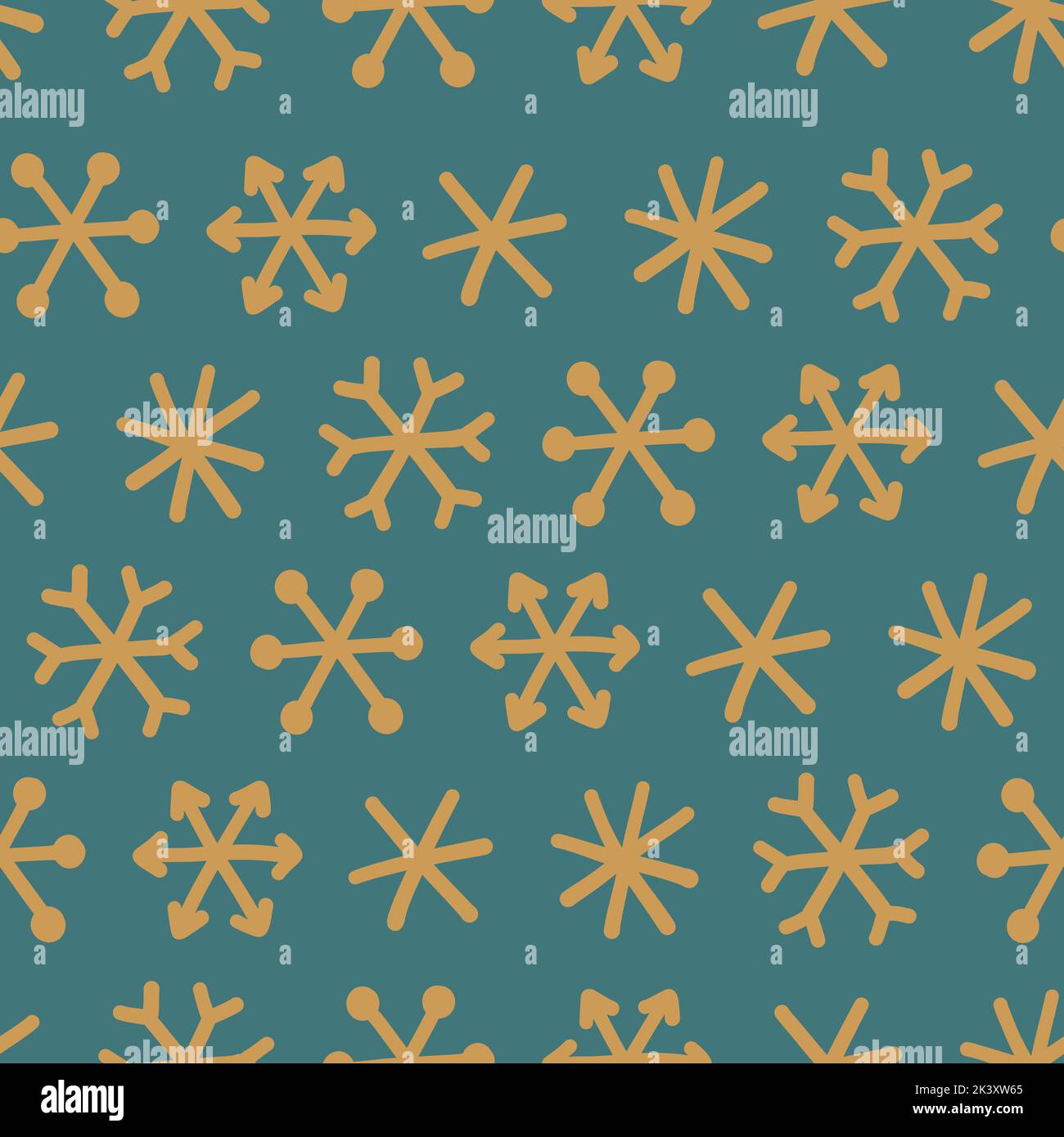 Carta da imballaggio invernale, modello piatto senza cuciture Illustrazione Vettoriale