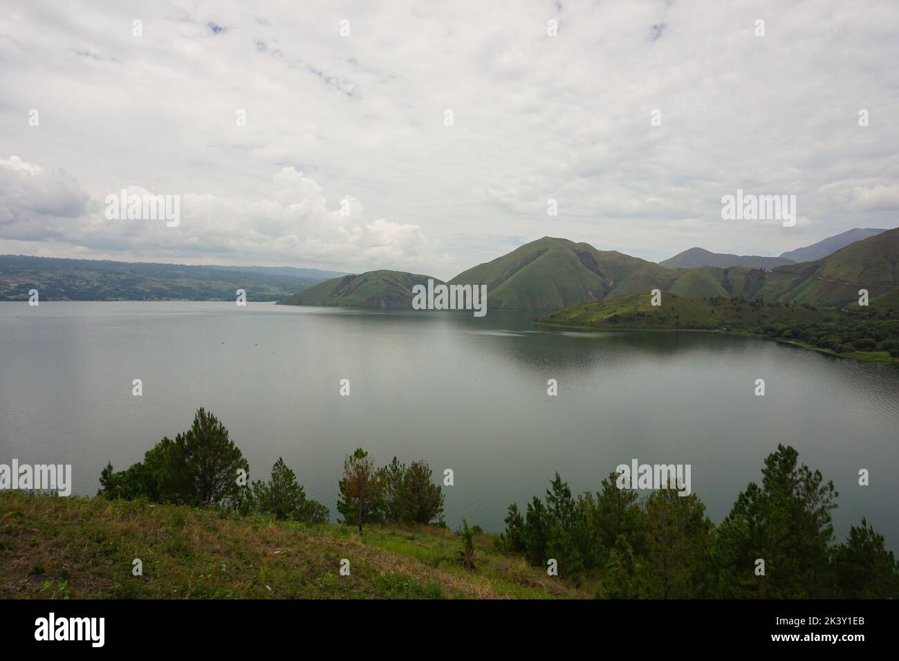 foto della destinazione di vacanza nel lago toba, sumatra nord indonesia Foto Stock