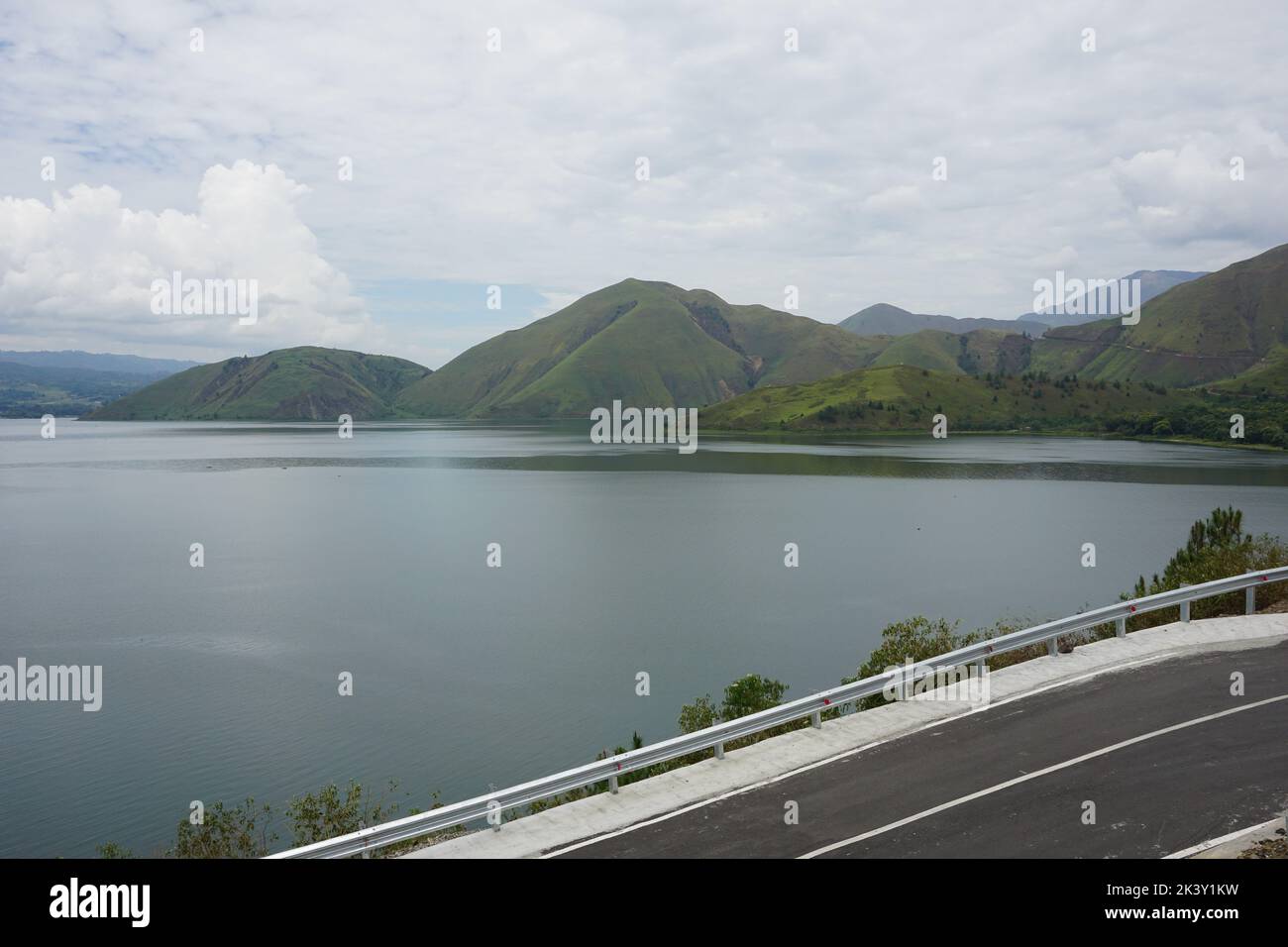 foto della destinazione di vacanza nel lago toba, sumatra nord indonesia Foto Stock