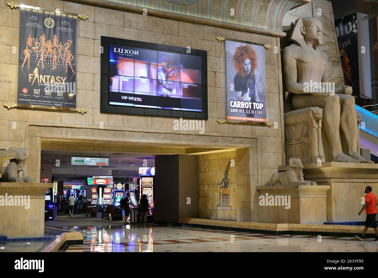 Luxor casino hotel situato sulla Las Vegas Strip, Nevada, USA Foto Stock