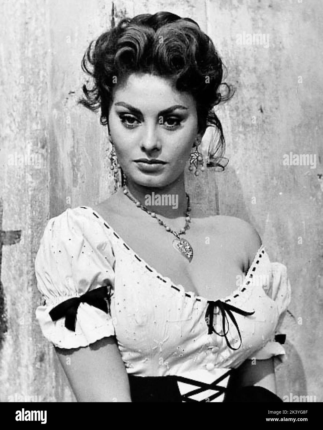 Sophia Loren in la moglie del mugnaio - fotografia pubblicitaria - 1955 Foto Stock