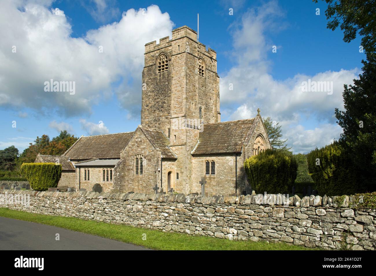 Chiesa di San Bartolomeo Barbon a Barbondale Cumbria, Inghilterra nord-occidentale Foto Stock