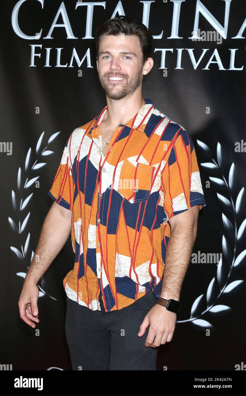 Long Beach, California. 21st Set, 2022. John Barrett agli arrivi per il Catalina Film Festival 2022 - MER, Scottish Rite Cathedral, Long Beach, CA 21 settembre 2022. Credit: Priscilla Grant/Everett Collection/Alamy Live News Foto Stock