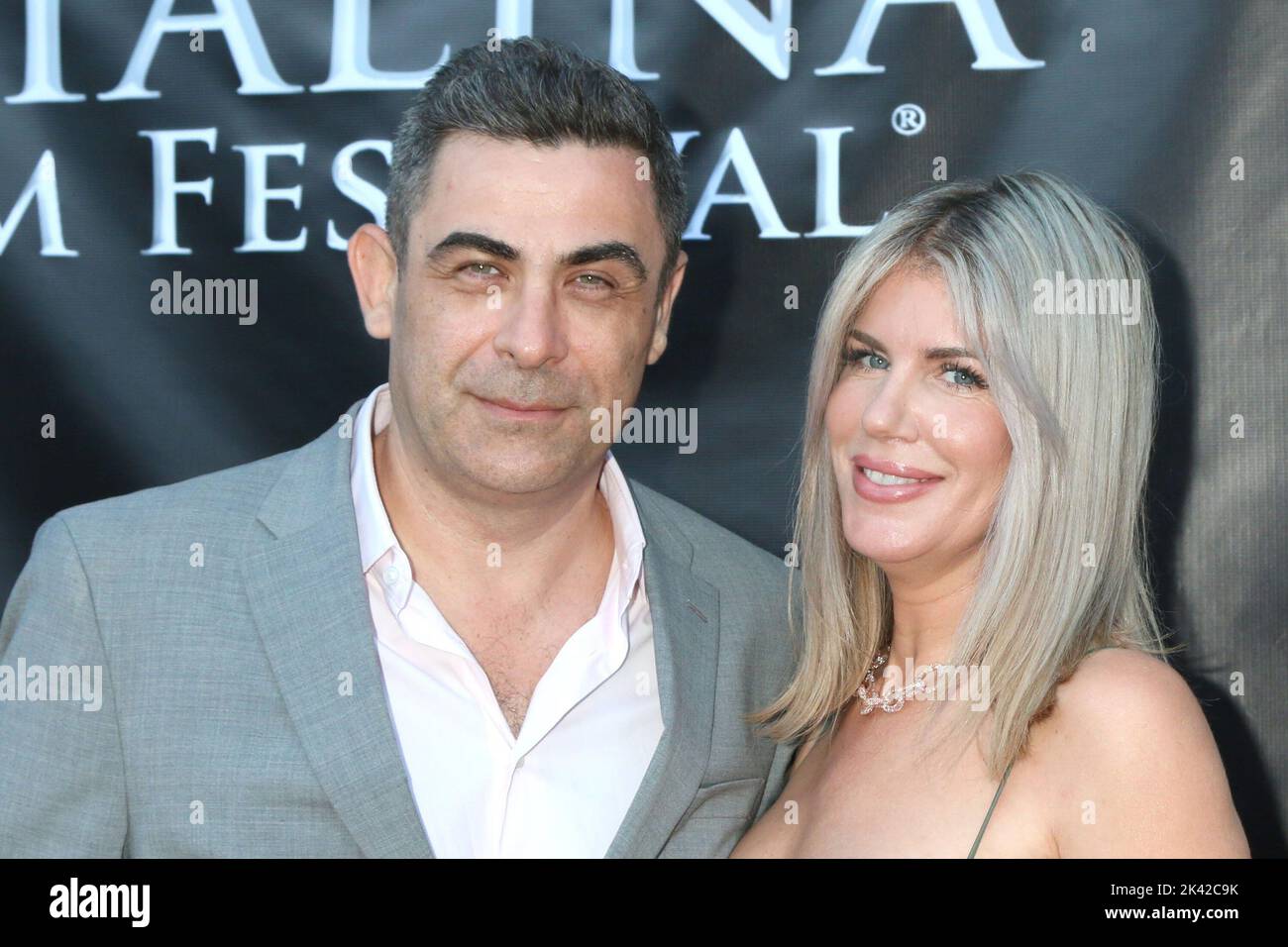 Isola di Santa Catalina, California. 23rd Set, 2022. Megan Bouvert, Phil Viardo agli arrivi per il Catalina Film Festival 2022 - VEN, Isola di Santa Catalina, CA 23 settembre 2022. Credit: Priscilla Grant/Everett Collection/Alamy Live News Foto Stock