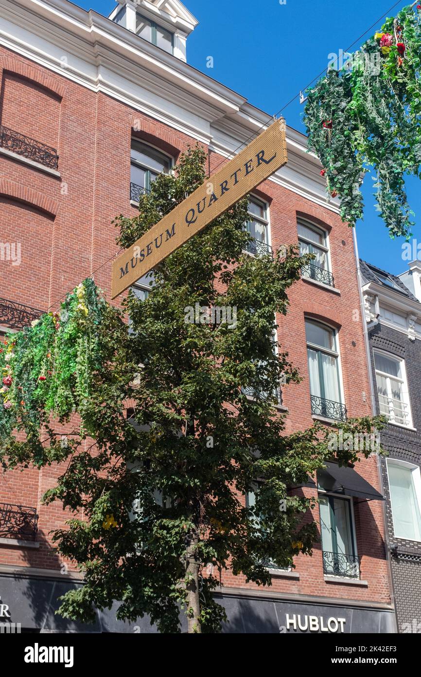 Il quartiere dei musei, Amsterdam, Paesi Bassi Foto Stock