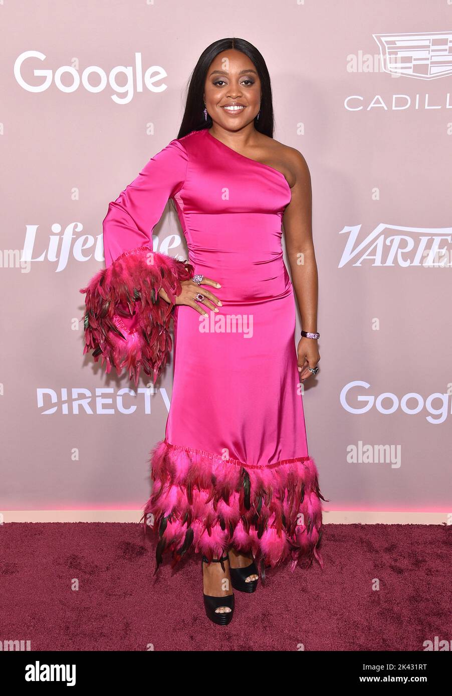 Beverly Hills, CA, Stati Uniti, 28 settembre 2022. Quinta Brunson arriva all'evento 2022 Power of Women di Variety: Los Angeles presentato da Lifetime al Wallenberg Center di Beverly Hills, CA il 28 settembre 2022. © OConnor / AFF-USA.com Credit: AFF/Alamy Live News Foto Stock