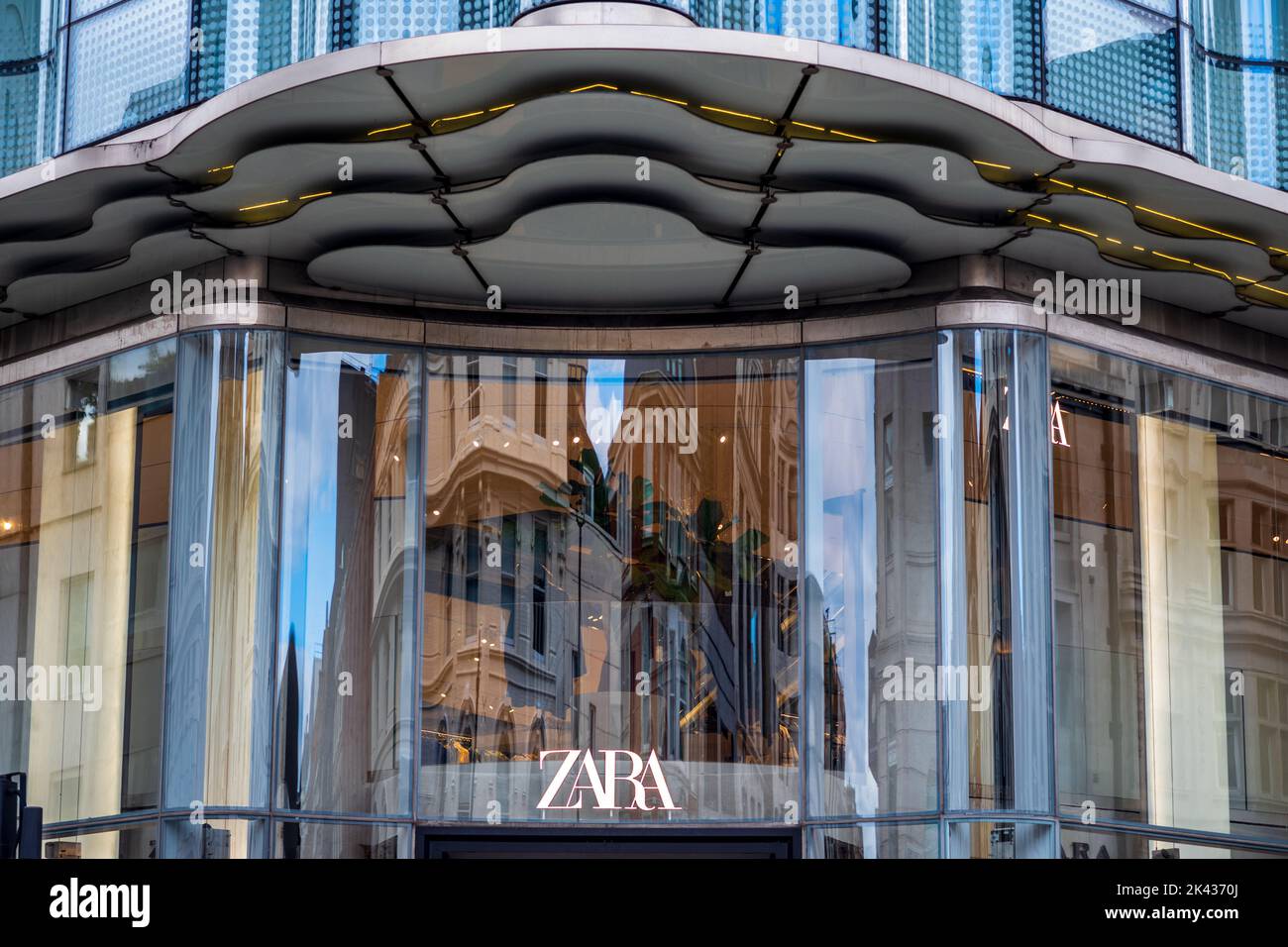 Zara flagship store 61 oxford street london immagini e fotografie stock