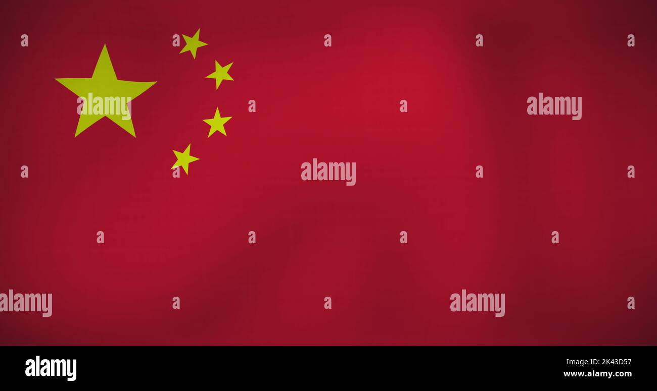 Bandiera Cinese Al Monticello Di Sepoltura Di Qin Shi Huang Di Dell Imperatore Xian Chi Image128008228 - Foto 7