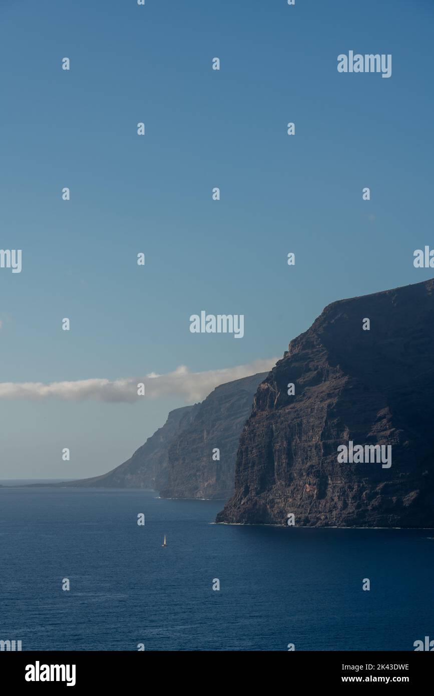 Incredibile scenario paesaggistico a Tenerife, Spagna Foto Stock