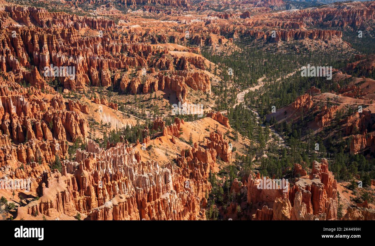 Viste panoramiche del Bryce Canyon National Park Foto Stock