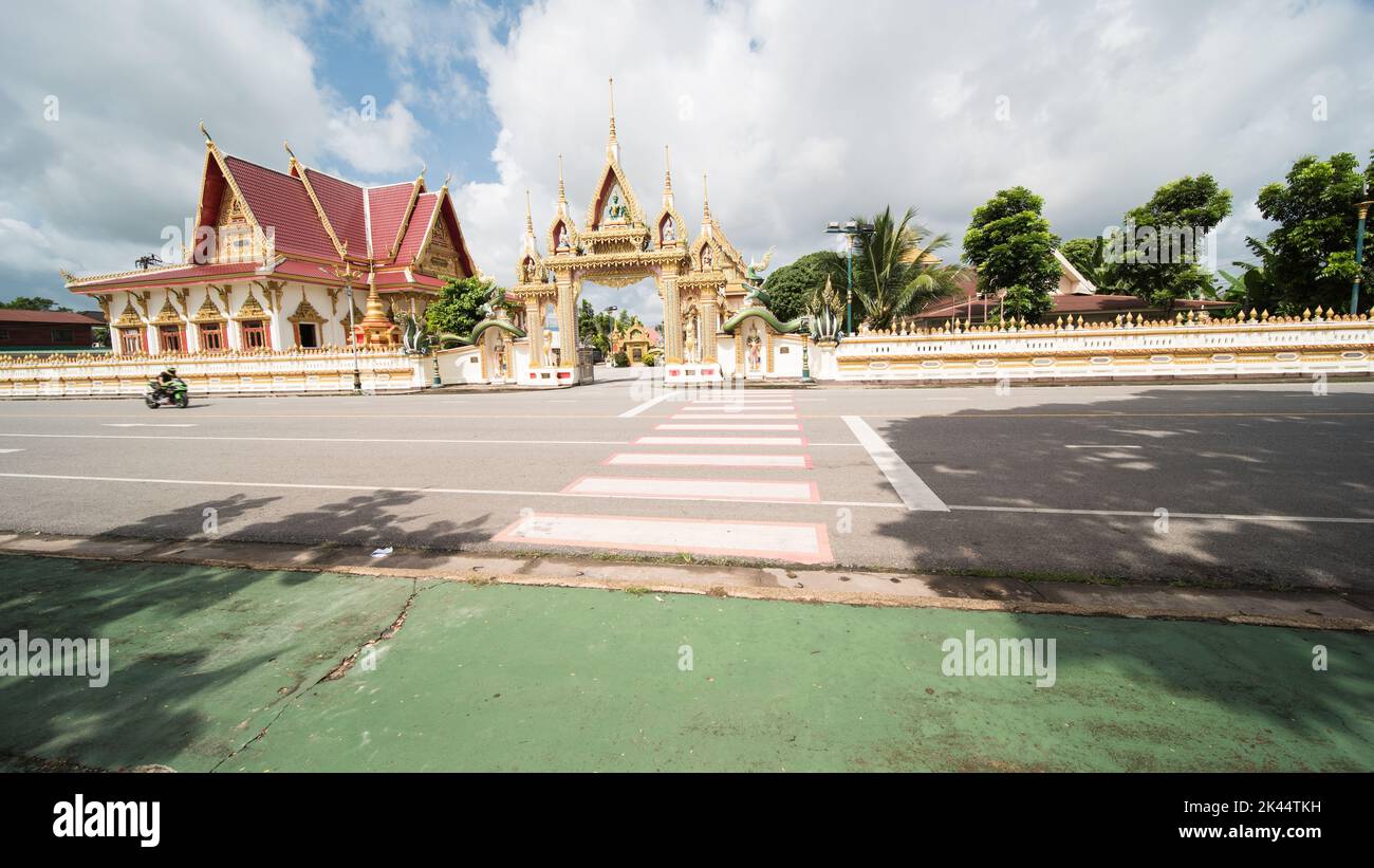 Nakhon Phanom, Thailandia. Una città nel nord-est della Thailandia, sulla riva occidentale del fiume Mekong. Foto Stock