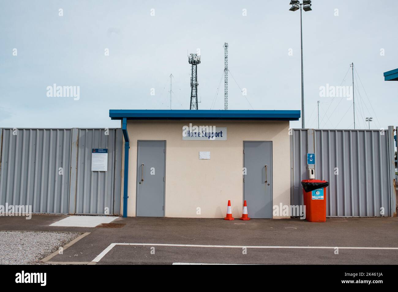 I Cove Rangers hanno sede nell'area di Cove Bay di Aberdeen e giocano il loro calcio al Balmoral Stadium, avendo lasciato la loro ex casa all'Allan Park. Foto Stock