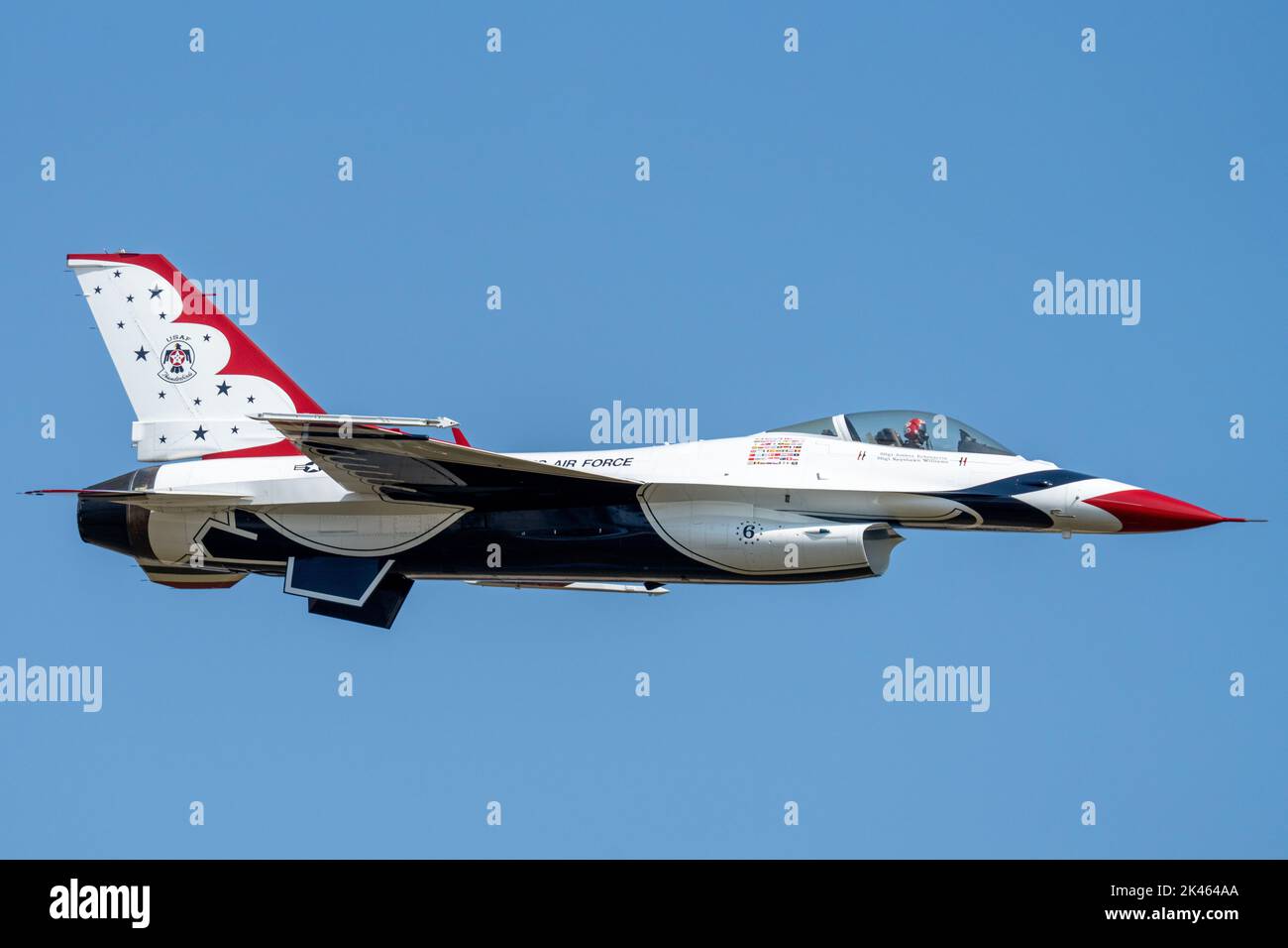 Il USAF Thunderbirds Foto Stock