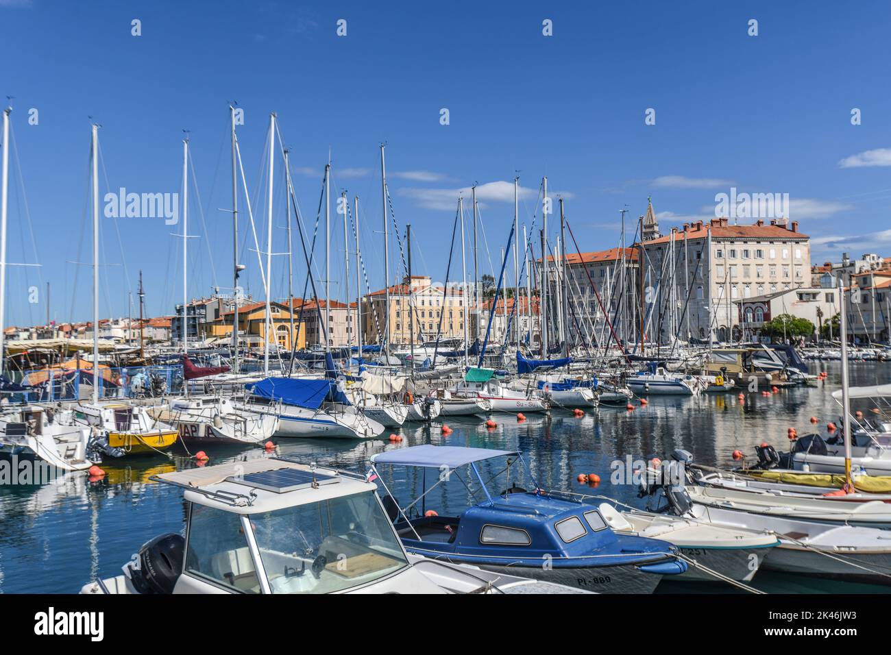 Port Piran, Slovenia Foto Stock