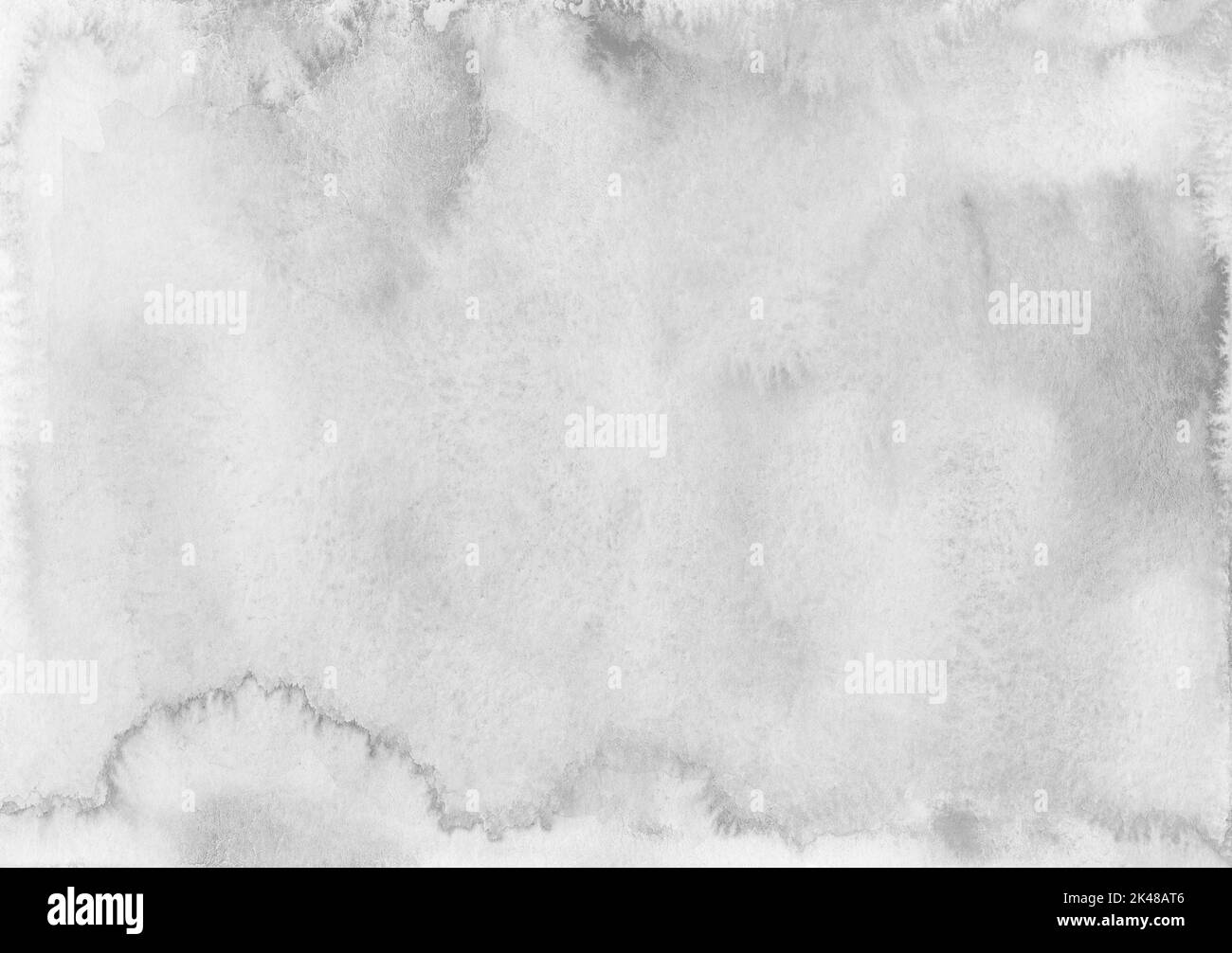 Acquerello colore grigio calmo sfondo texture, dipinto a mano. Foto Stock