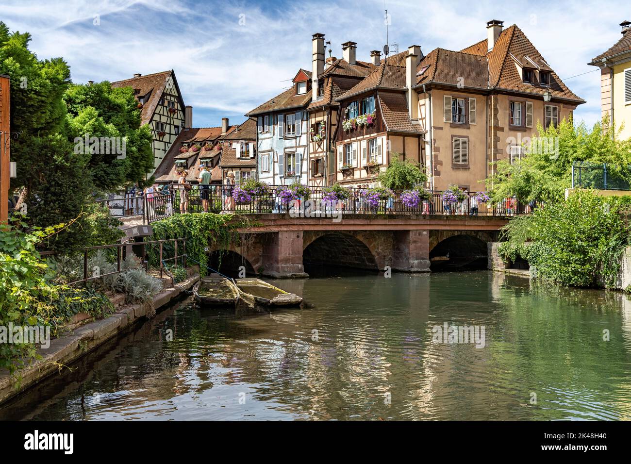 Klein Venedig an der Rue de Turenne a Colmar, Elsass, Frankreich | piccola Venezia da Rue de Turenne a Colmar, Alsazia, Francia Foto Stock