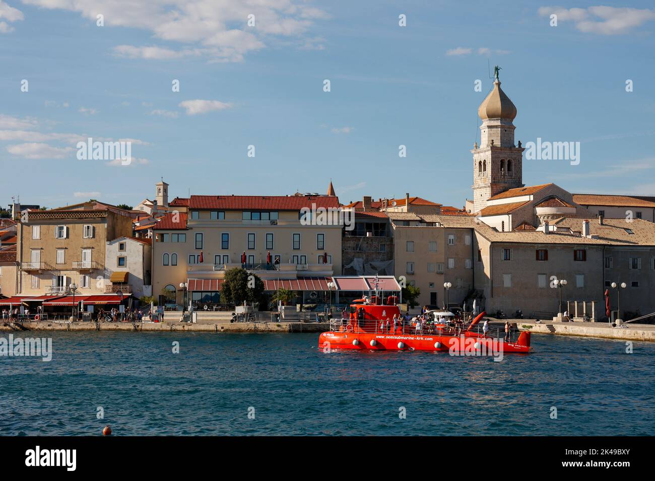 Isola di Krk, Croazia, Europa. Foto Stock
