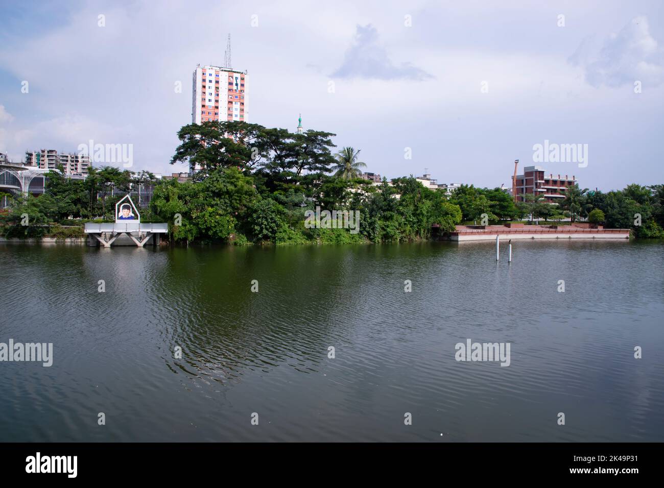 23 settembre 2022 Parco RASEL Lago Narayangonj-Bangladesh Foto Stock