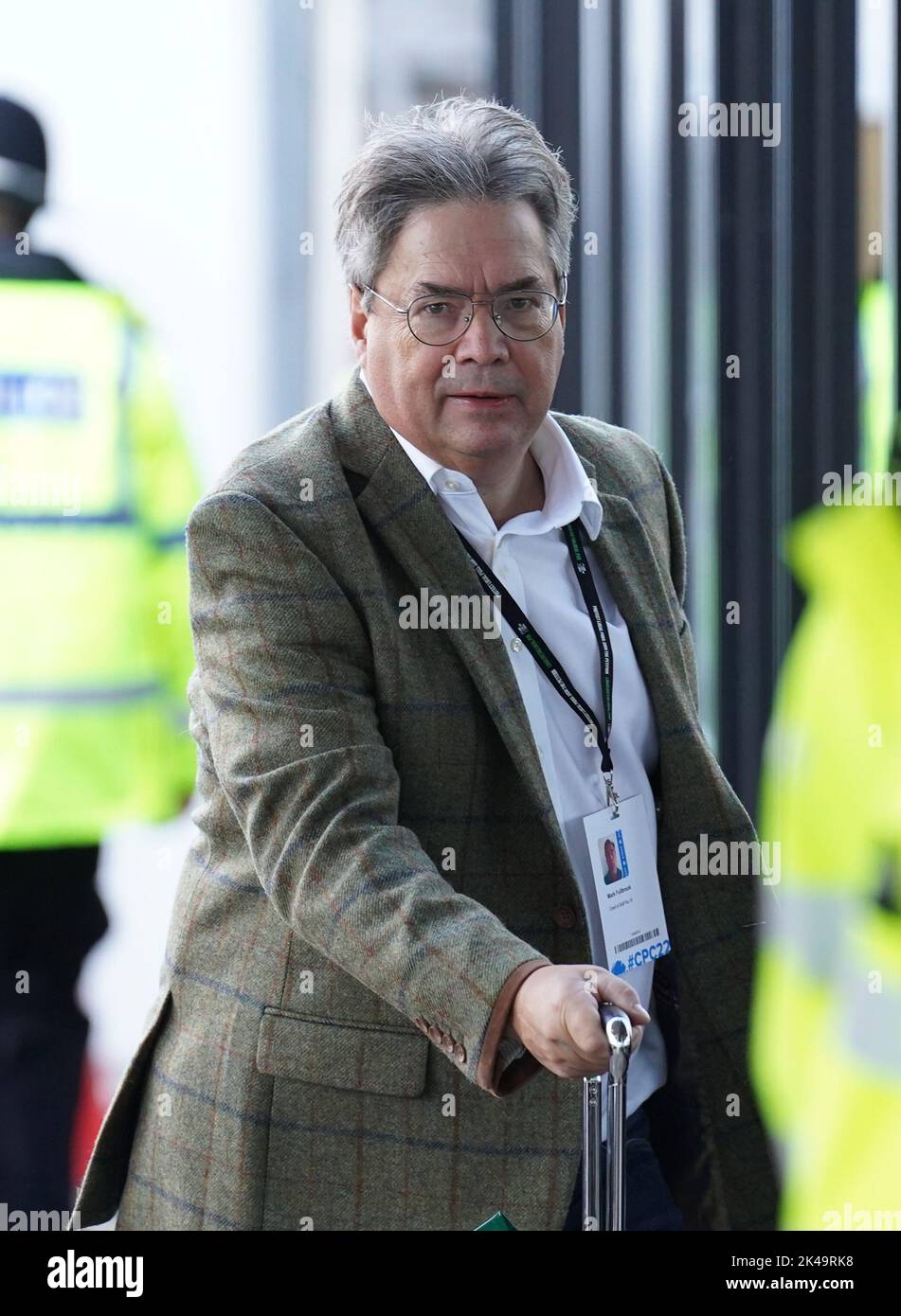 Il capo di stato maggiore numero 10, Mark Fullbrook, arriva a Birmingham in vista della conferenza annuale del Partito conservatore presso l'International Convention Centre. Data immagine: Sabato 1 ottobre 2022. Foto Stock