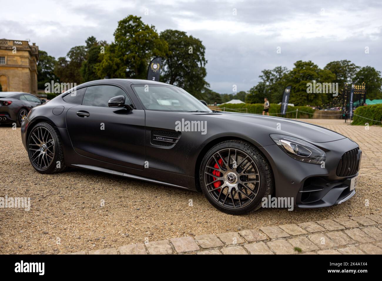 2017 Mercedes AMG GT C Coupe Edition 50 ‘88 FH’ in mostra al Salone Privé Concours d’Elégance, che si tiene a Blenheim Palace Foto Stock