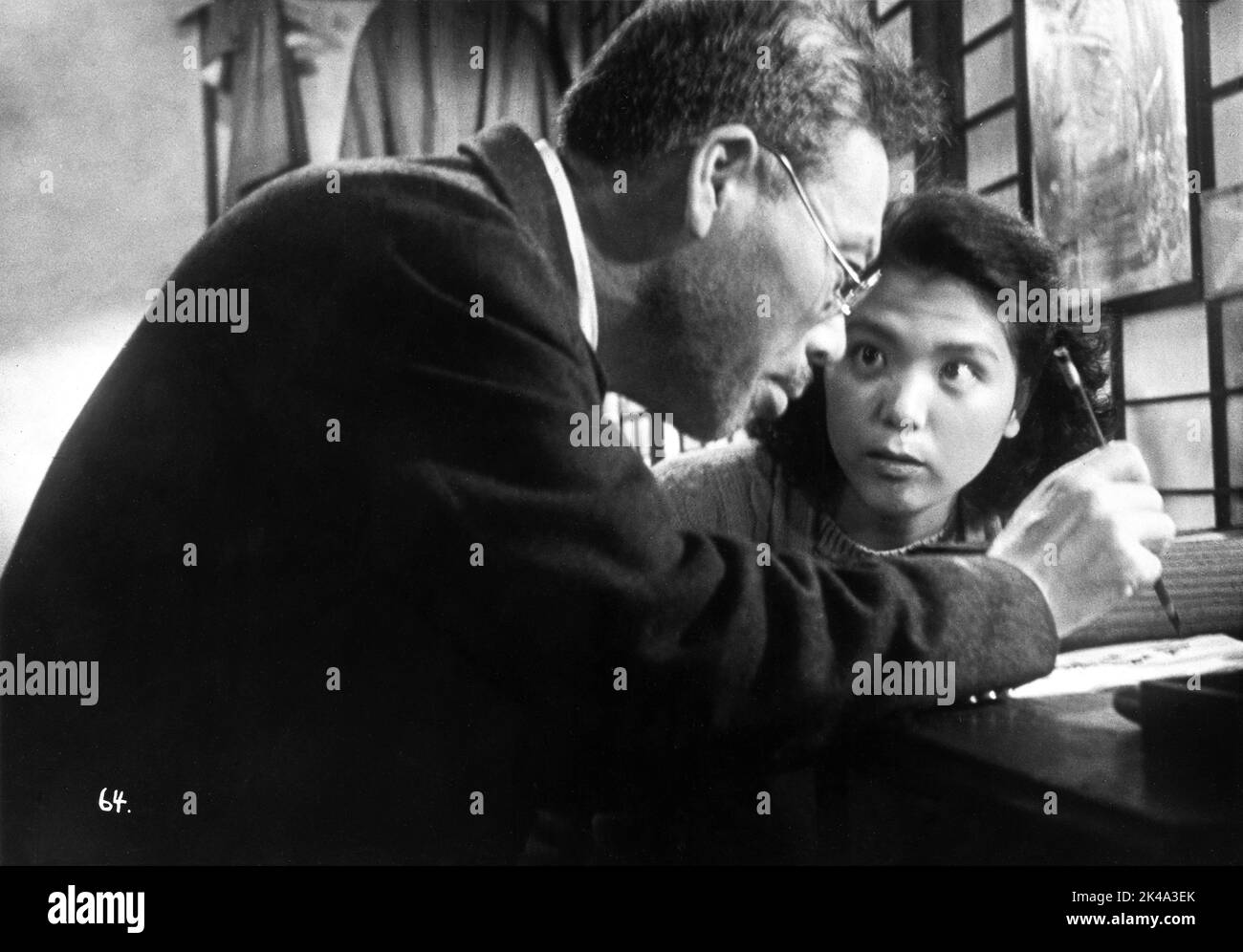 TAKASHI SHIMURA e MIKI ODAGIRI a IKIRU / LIVING 1952 regista AKIRA KUROSAWA Toho Company Foto Stock