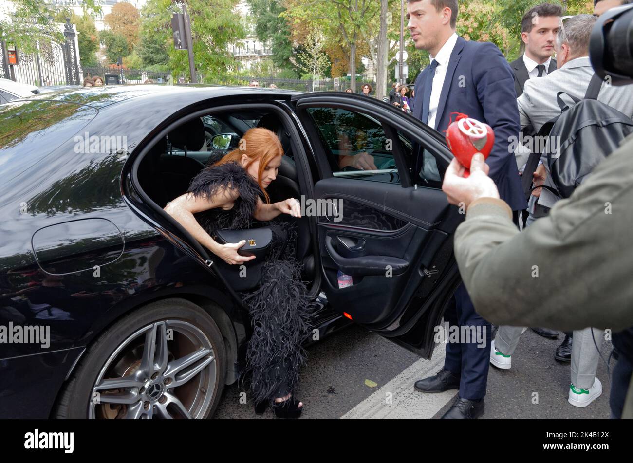 Les stars étaient nombreuses au palais de tokyo à Paris, pour le défilé haute couture d'Elie Saab Foto Stock