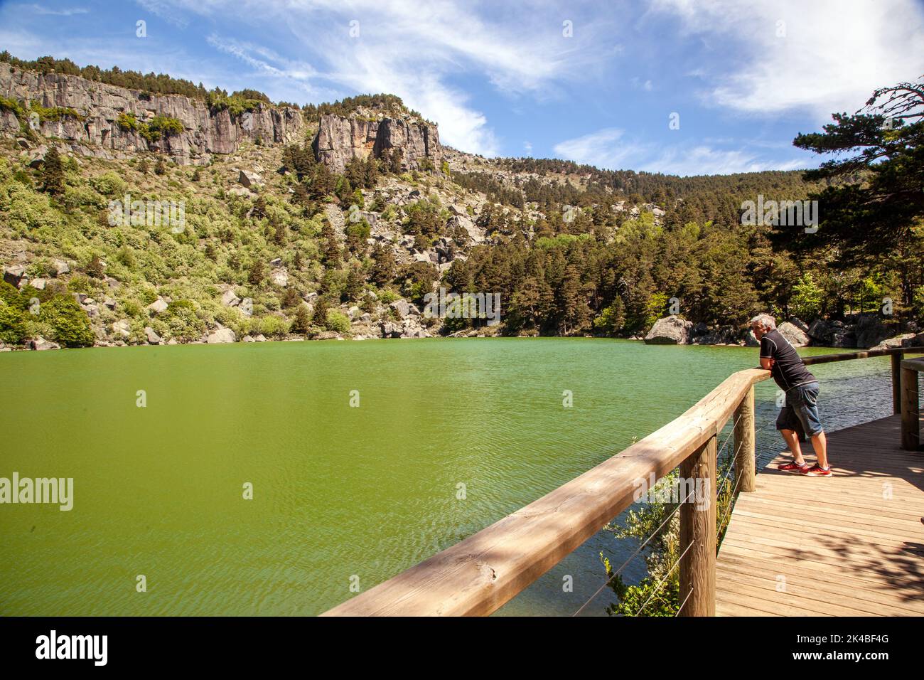 Laguna Negra nel Parco Naturale dei Monti Urbión (Parque Natural de los Picos de Urbión, Spagna, spagnolo Foto Stock