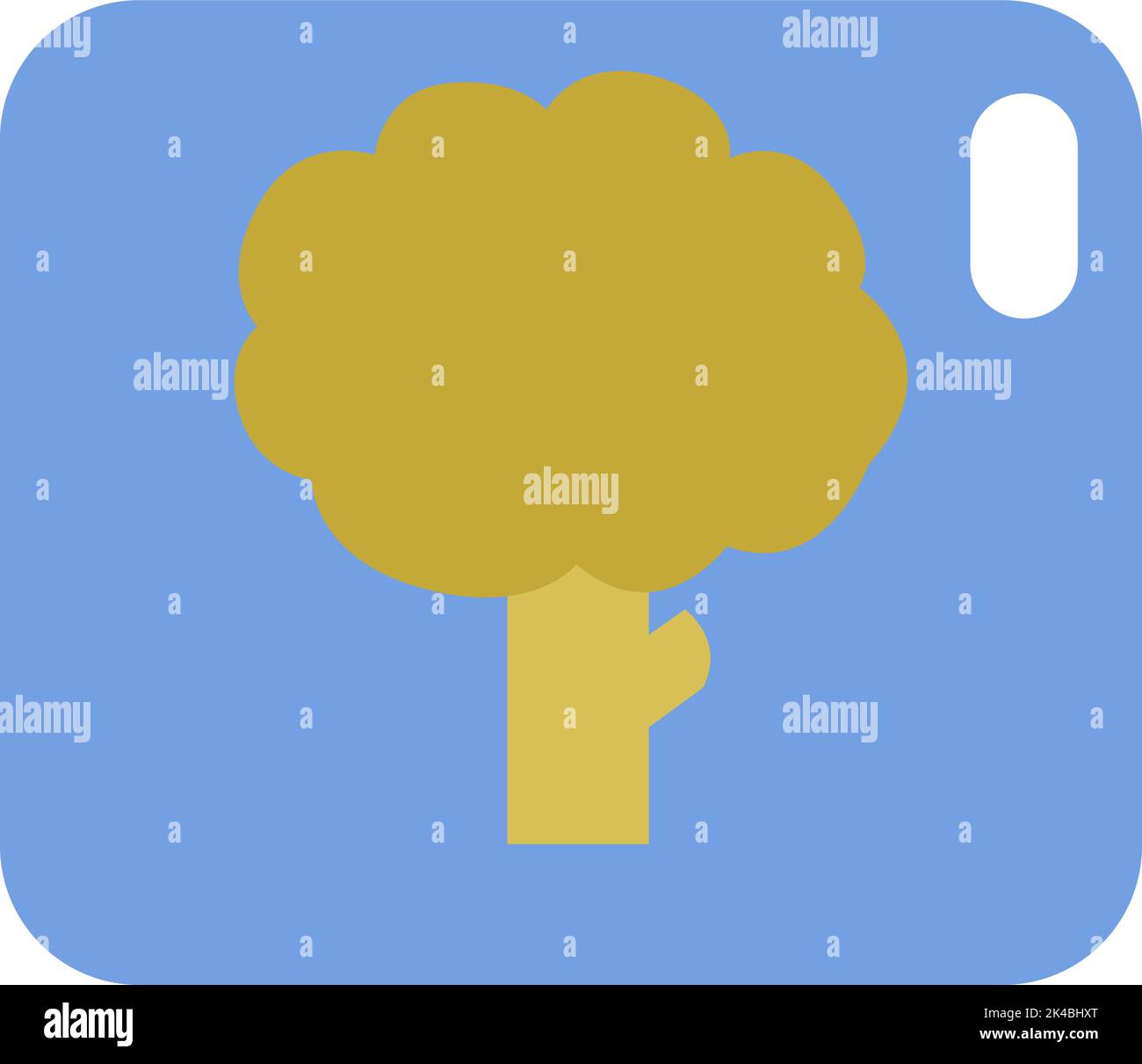 Parco cittadino, illustrazione, vettore su sfondo bianco. Illustrazione Vettoriale