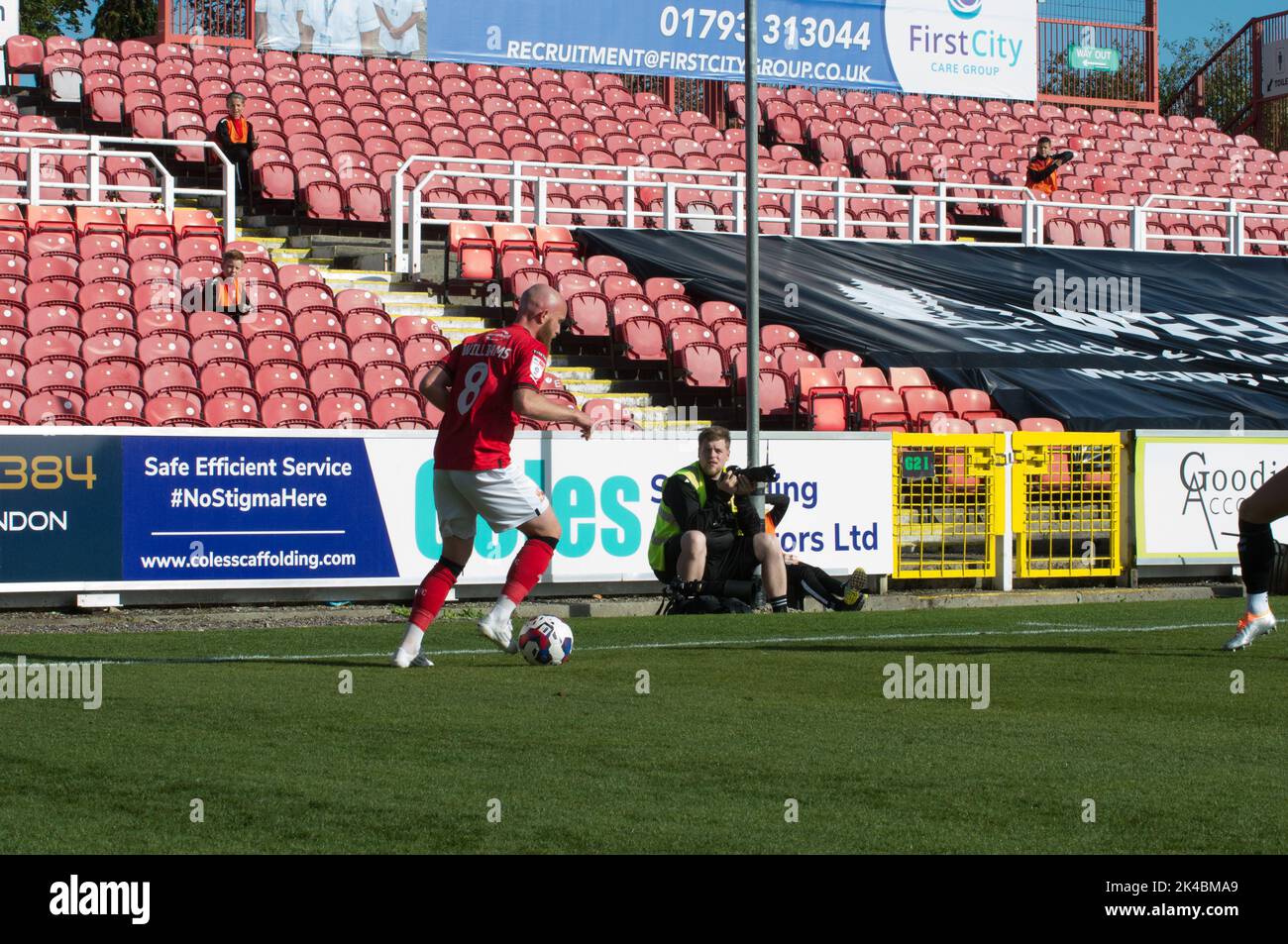 Swindon Town / Northampton Town, presso la contea di Ground Swindon. Una partita in casa per Swindon, nonostante aver perso 2,1. (Terry Scott/SPP) Credit: SPP Sport Press Photo. /Alamy Live News Foto Stock