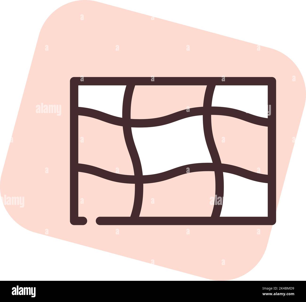 Mesh grafica, illustrazione, vettore su sfondo bianco. Illustrazione Vettoriale