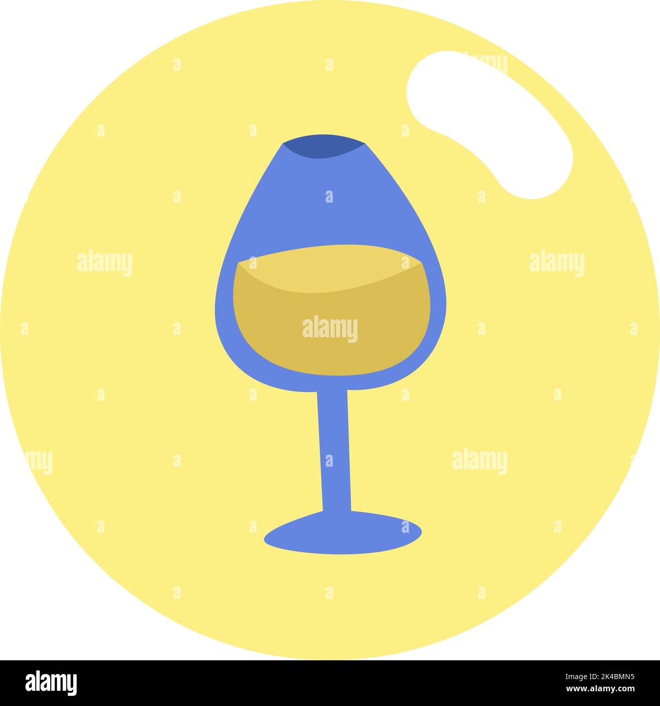 Vino d'albergo, illustrazione, vettore su sfondo bianco. Illustrazione Vettoriale