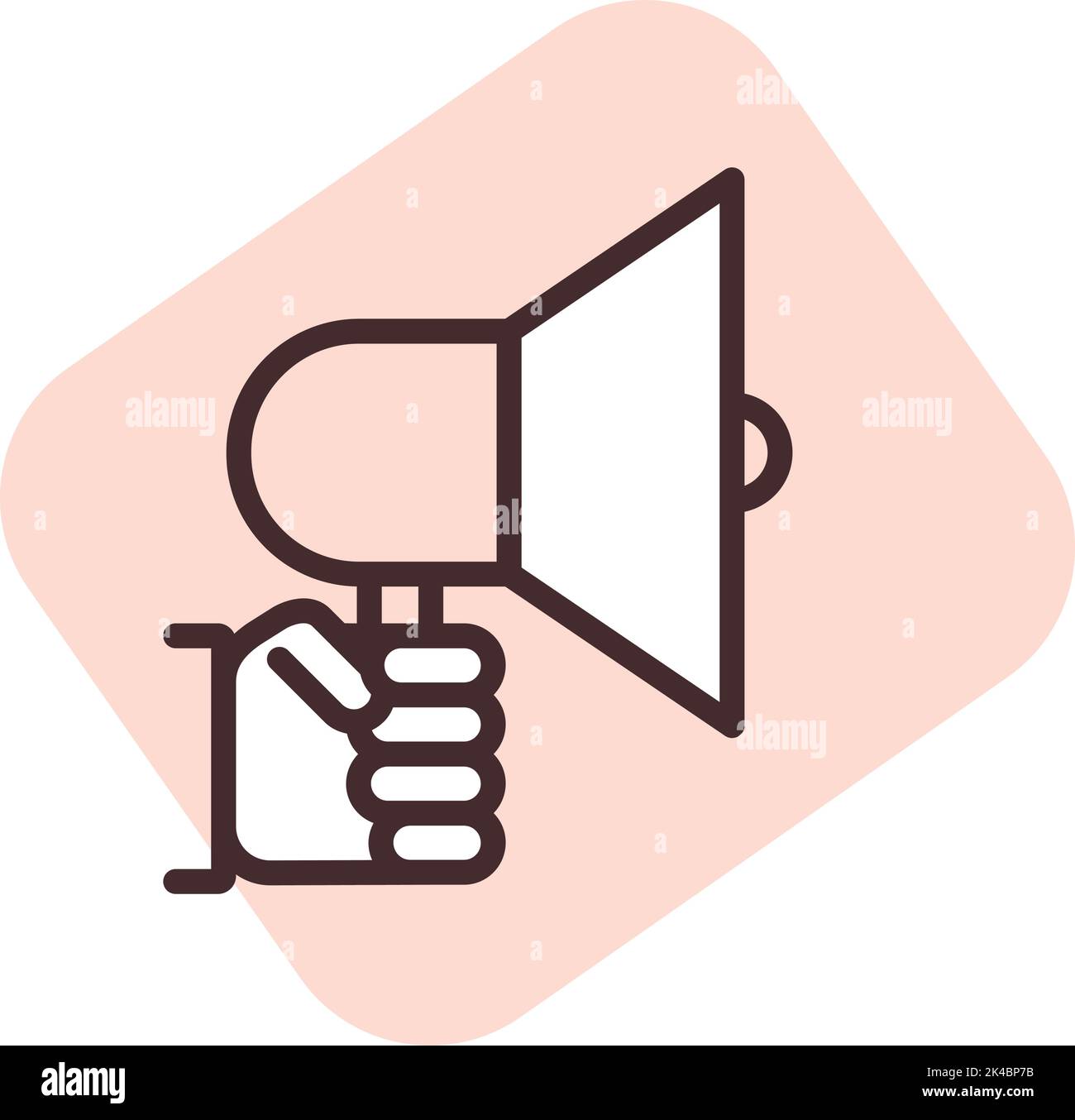 Annunci di marketing, illustrazione, vettore su sfondo bianco. Illustrazione Vettoriale