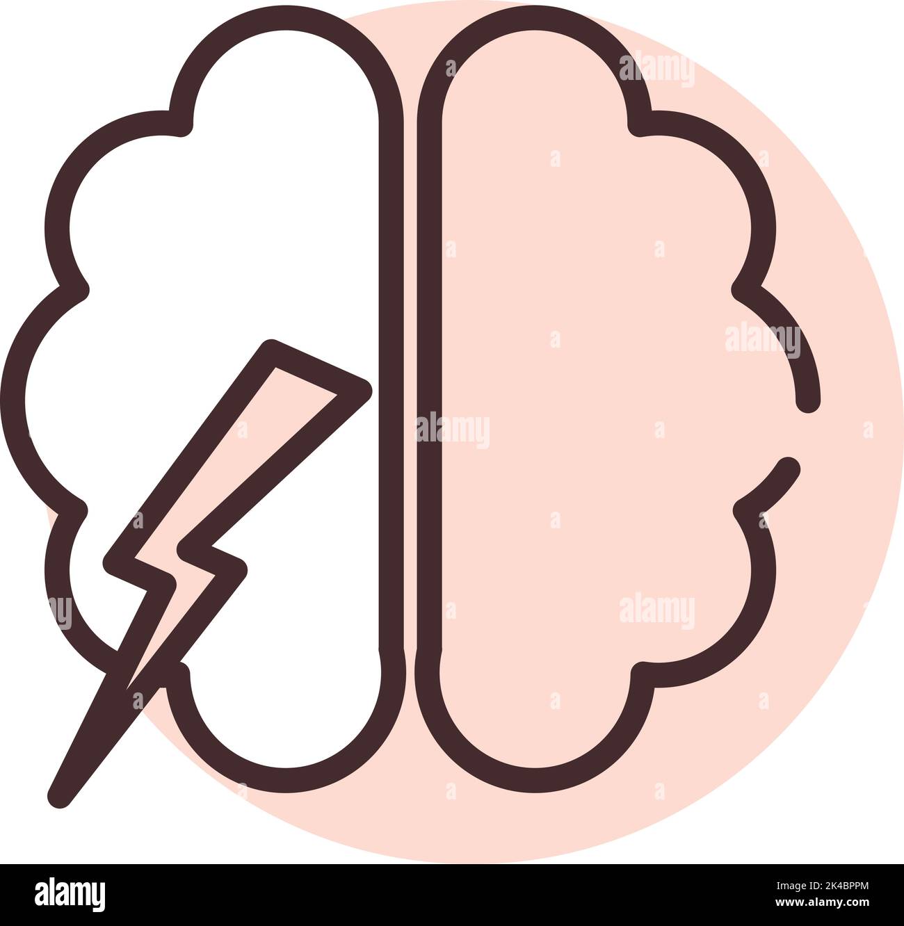 Tempesta di cervello di vendita, illustrazione, vettore su sfondo bianco. Illustrazione Vettoriale