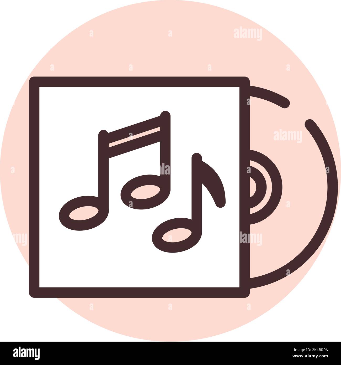 Consente di riprodurre dischi multimediali, illustrazioni, vettoriali su sfondo bianco. Illustrazione Vettoriale