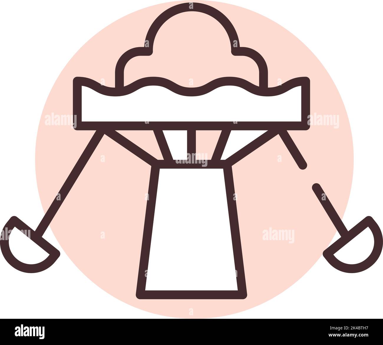 Passeggiate al parco, illustrazione, vettore su sfondo bianco. Illustrazione Vettoriale